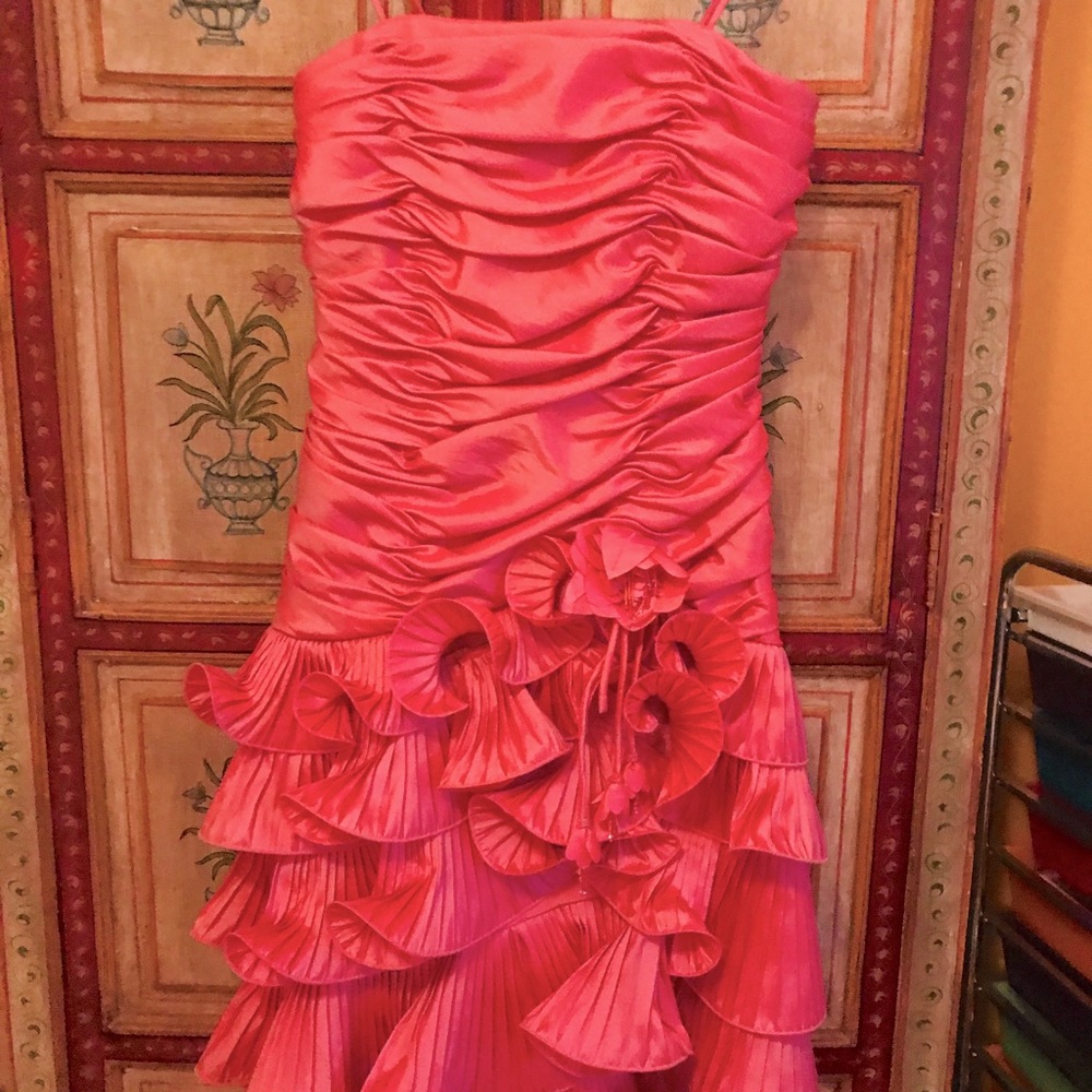 Paris by Mon Cheri Ruffled Dress